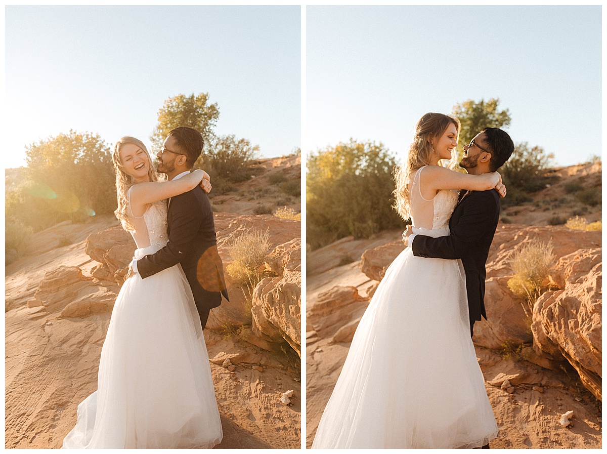 Sand Hallow Bridal Photography
